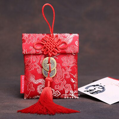极速红包袋新年创意宝宝r满月儿童生日个性小孩周岁迷你利是封布
