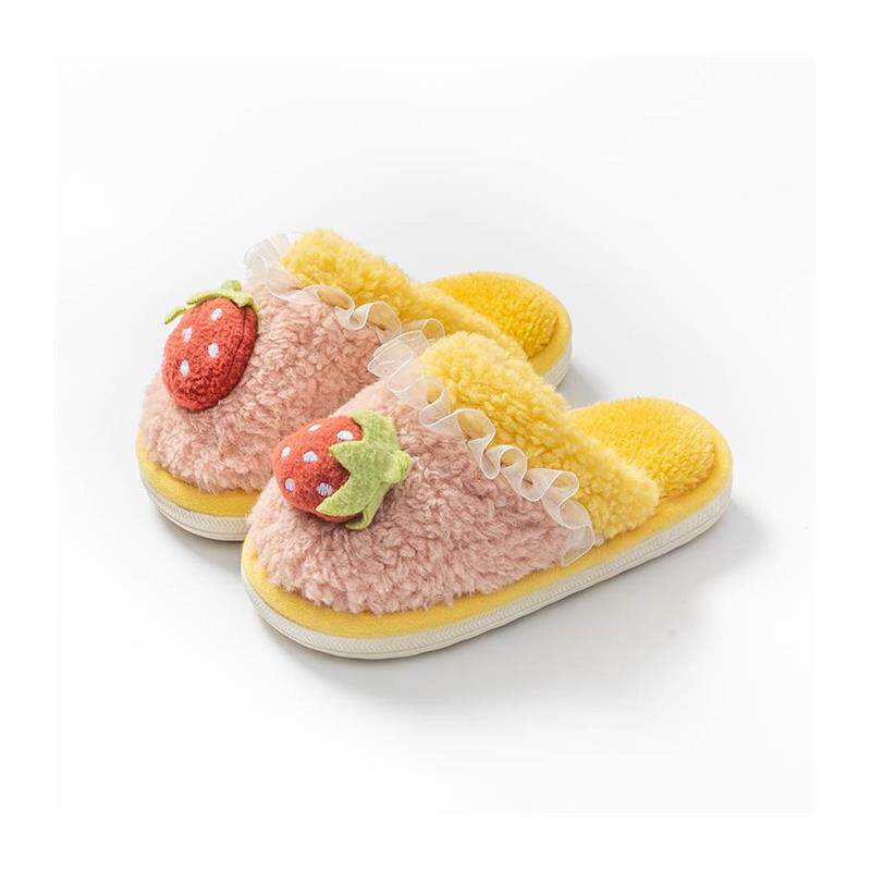 极速儿童棉拖鞋2022新款秋冬款女童防滑可爱女R孩室内居家用宝宝