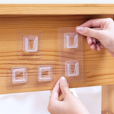 极速10PCS Adhesive Hook KitchenC Wall Nail Free Non Marking