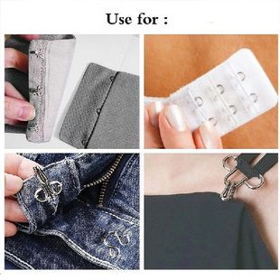 极速10pcs Metal Buckle InvisiblBe Sewing Hook And Eye Closur