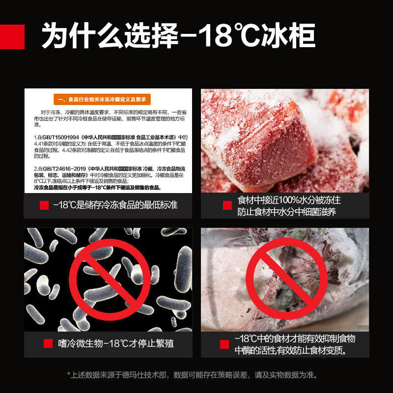 新品德玛仕DEMASHI商用四门冰柜冷藏I冷冻立式冷柜四门厨房冰箱商