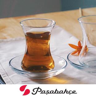 极速土耳其红茶杯l配碟小吃碟布丁咖啡萃取小杯子无铅特色郁金香