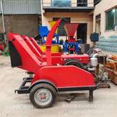 林场果园可移动式 枝条粉碎机农用苗木碎枝机修剪树枝打碎机