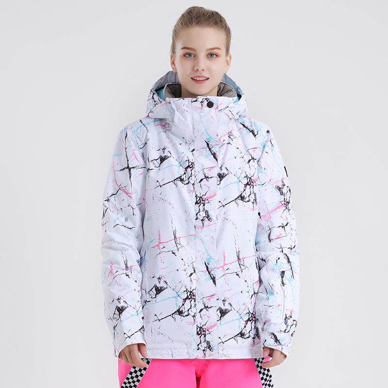 斯迈宁韩版滑雪服女防风防水透气加厚保暖东北雪乡双单板女滑雪衣