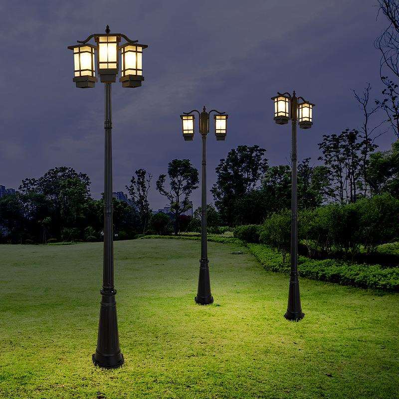 太阳能户外庭院灯小区花园防水路灯园林别墅景观灯广场公园河提灯