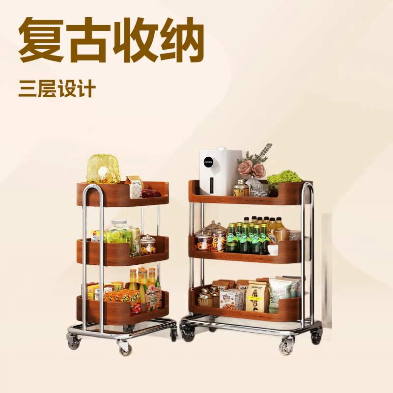 厨房移动多层落地置物收纳车