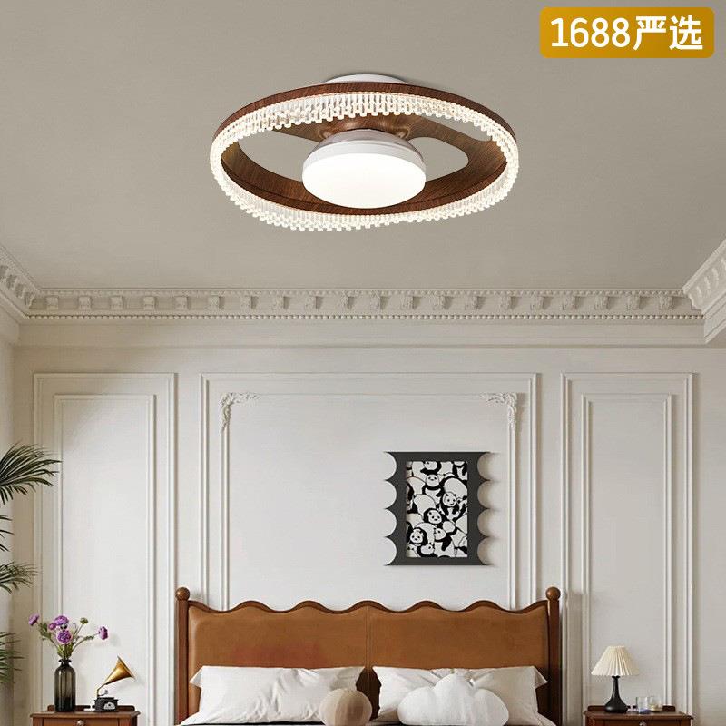 防直吹无叶风扇灯主吸顶灯2025新款儿童房间隐形吊扇电扇