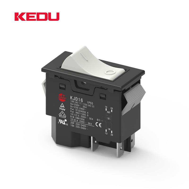 KEDU科都KJD16电磁开关急停按钮欠电压保护电动工具开关