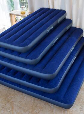INTEX64756-64757-64758-64759蓝色植绒线拉充气床垫气垫床