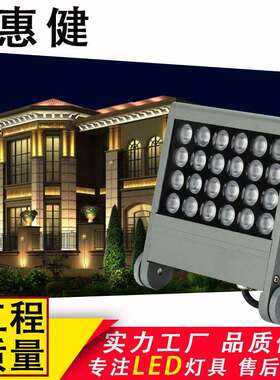 户外投射照树灯18W36W48W72W大功率LED投光灯外墙景观亮化工程灯