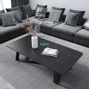 茶几轻奢现代茶几桌客厅家用小户型茶台北欧大理石纹小茶几小桌子