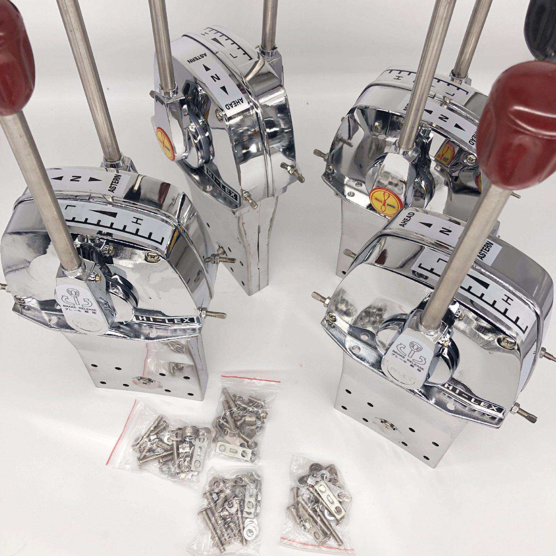 船用油门操纵杆游艇日式头油门线船用操纵器档位控制器操作器双档