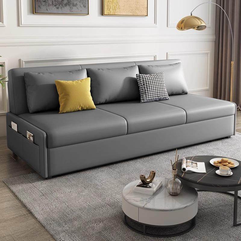 沙发床北欧折叠多功能两用客厅大小户型网红款简约现代科技布沙发