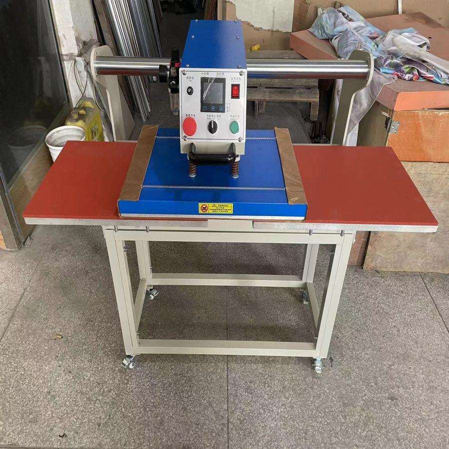 东莞工厂气压上滑式双工位烫画机服装自动烫图机广州烫画机