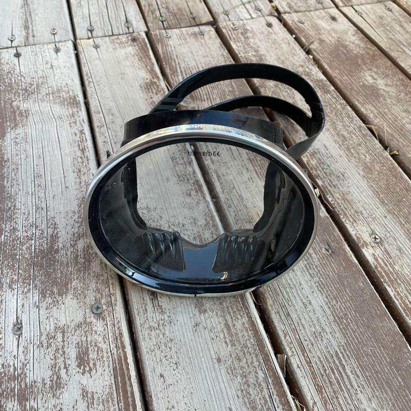 潜水面镜深潜潜水面罩重潜圆形潜水镜用手摄鼻子水肺水压潜水