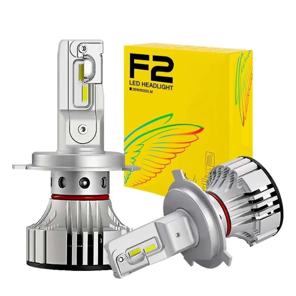 F2led汽车大灯LED汽车一体汽车led大灯h7h4 H11车灯改装车灯