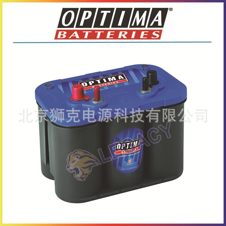 奥铁马Optima蓄电池34M蓝色顶部12伏50AHAGM干电池815CCA