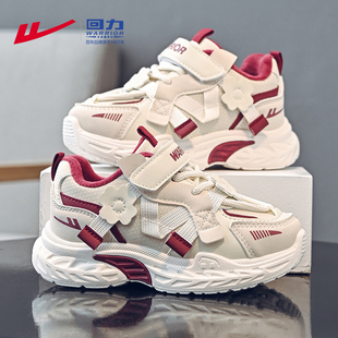 回力童鞋女童冬鞋2025新款加绒加厚女孩保暖鞋子儿童二棉鞋运动鞋