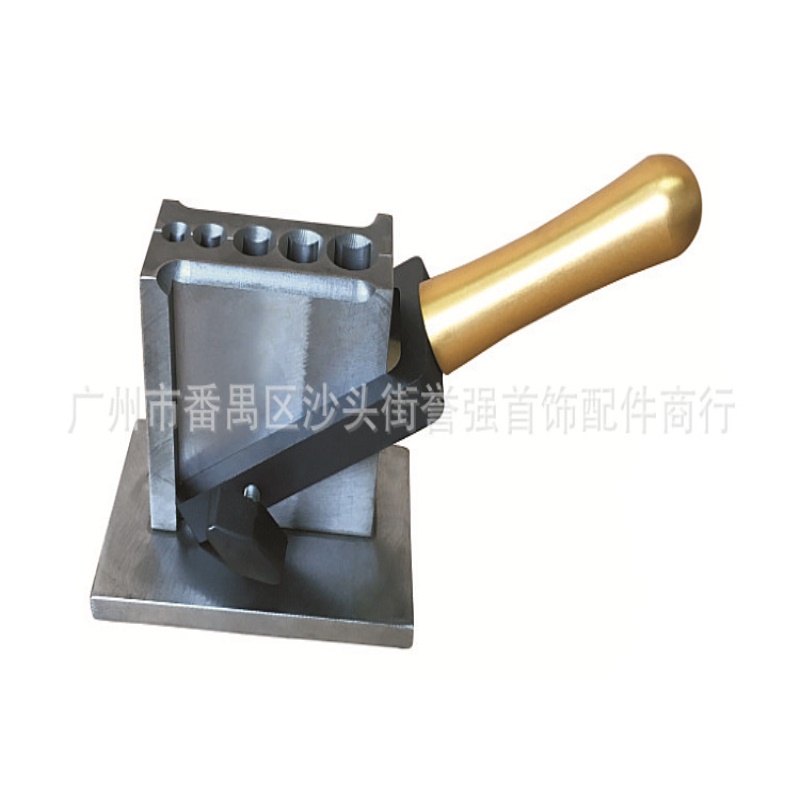 YUQIANG欧式两用平板+四方柱大油夹 平板与圆条油槽 金银首饰模具