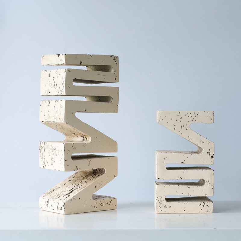 简约轻奢摆件样板房售楼处客厅电视柜展厅柜茶几玄关柜软装饰品