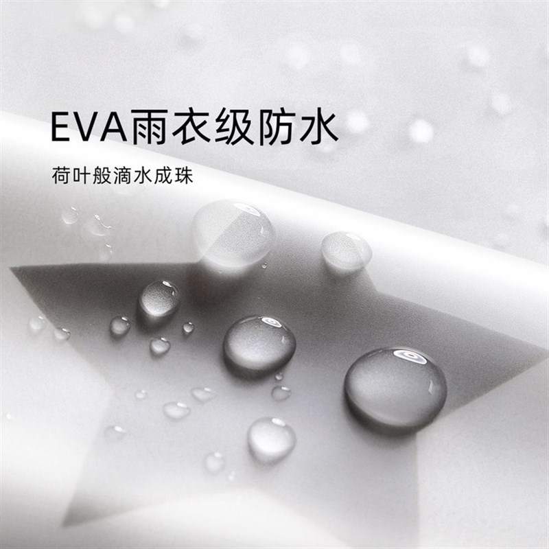 高档法式浴帘防水防霉淋浴隔断A卫生间浴室免打孔遮挡门帘子速干