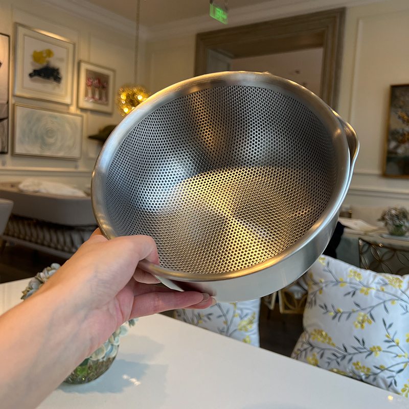 【出DE国~【18/10不锈钢x】【贵族体验】洗菜篮水果篮淘米篮洗菜