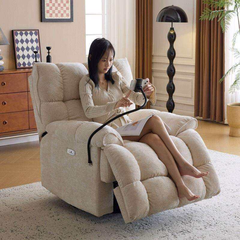 多功能电动单人沙发可睡可躺客厅阳台休闲摇椅可调节懒人沙发躺椅