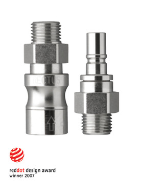 Rectus利达时 零泄漏 铜/铜镀镍 快换接头 4mm通径 204KL系列