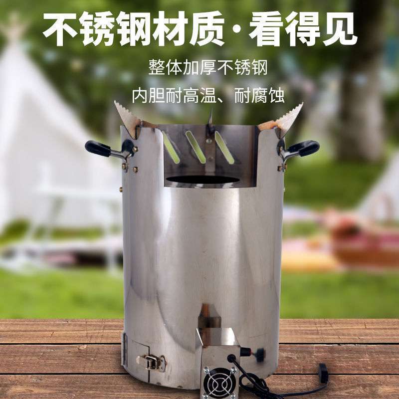 新款户外气化炉气化柴火炉农村无烟猛火柴火灶家用室内便携中国有