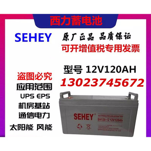 西力SEHEY12V100AH直流屏NP12 120AH光伏风力200A大容量UPS蓄电池