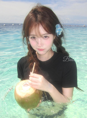 Bubble Sake恋夏海岸线~度假风氛围花朵发夹女海边侧边夹发卡发饰