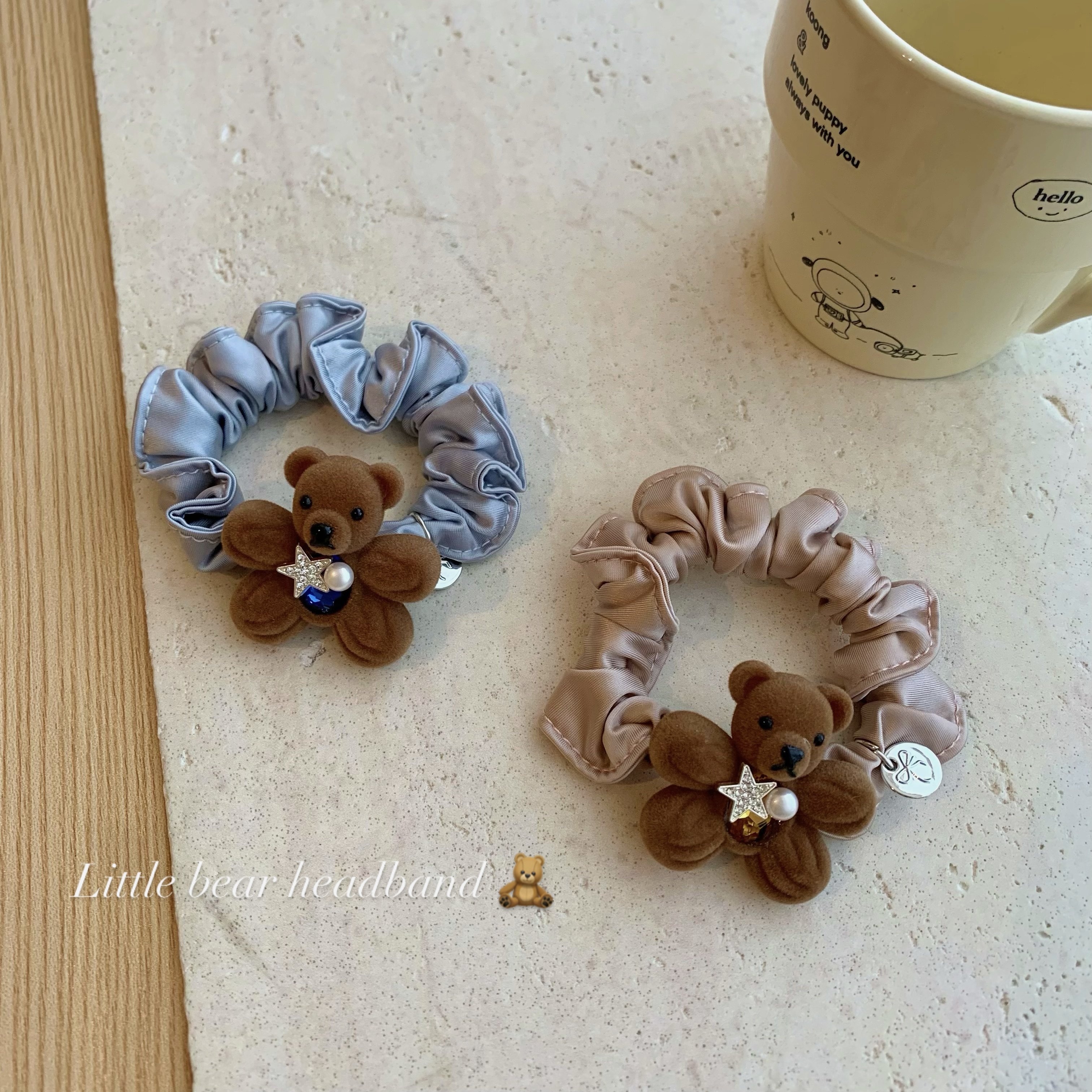 可爱少女心植绒小熊发圈女高级感丸子头扎头发皮筋头绳发绳发饰,饰品/流行首饰/时尚饰品新,发饰,淘宝优惠券,粉丝福利购,淘宝优惠卷