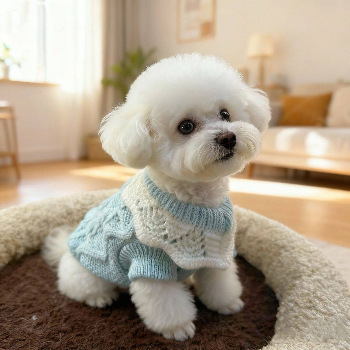 小型犬猫狗秋冬圣诞毛衣加厚保暖比熊博美新年猫咪衣物