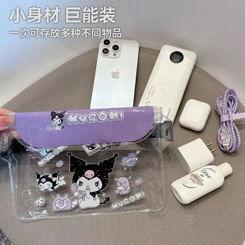 卡通四层密封防水手机腰包旅游漂流潜水可触屏斜挎收纳储物袋