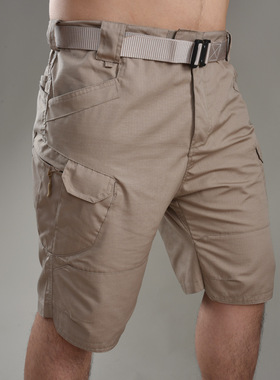 Men Tactical Shorts Quick Dry Multi-pocket Short Pants 短裤