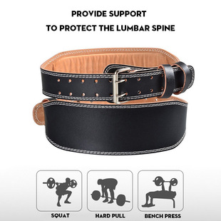 New Wide Weightlifting Belt Gym Fitness Waist Belts 健身腰带
