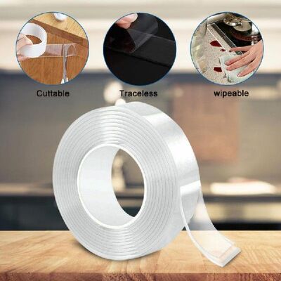 Kitchen Sink Waterproof Tape Nano Tracsless Single Sided