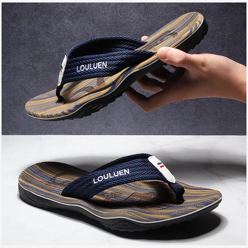 Slippers men summer Non-slip flip flops 防滑人字外穿夹脚拖鞋