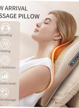 Neck Massager Car Home Back Waist Massage Pillow Cushion