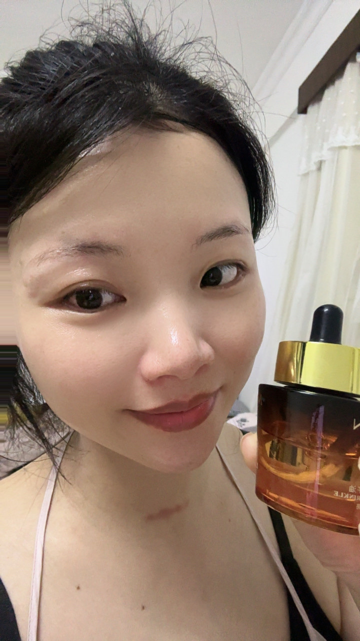 梦希蓝人参贵妇光子油抗皱抗衰老精华液提拉紧致淡化细纹补水正