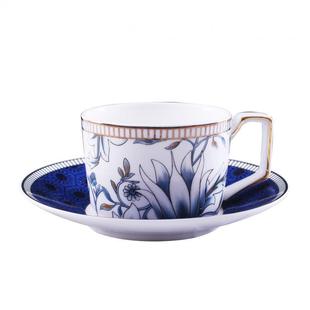 优雅骨瓷欧式 下午茶杯碟 小奢华咖啡杯套装 咖啡套具家用英式