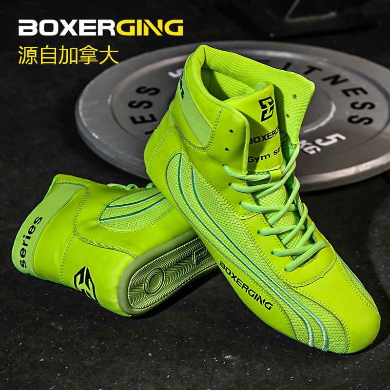 深蹲硬拉健身鞋综合训练鞋力量举重高帮护踝男女成人儿童软底透气