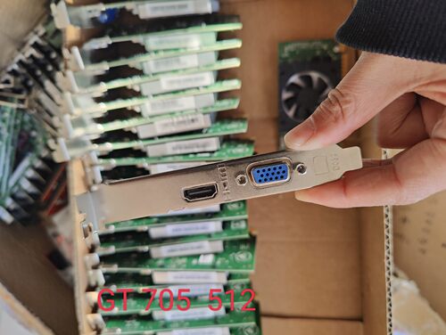 联想显卡gt705的512m,成色新，可以充新，一个两个不包