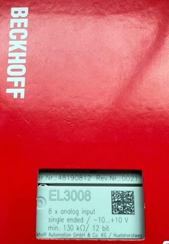 倍福模块EL3001，EL3002，EL3008，EL300