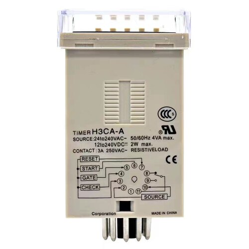 原装欧姆龙时间数显继电器H3CA-A,H3CA-8H,H3C