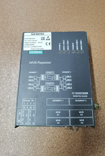 西门子 9AB4110-2AA10 MVB-REPEATER