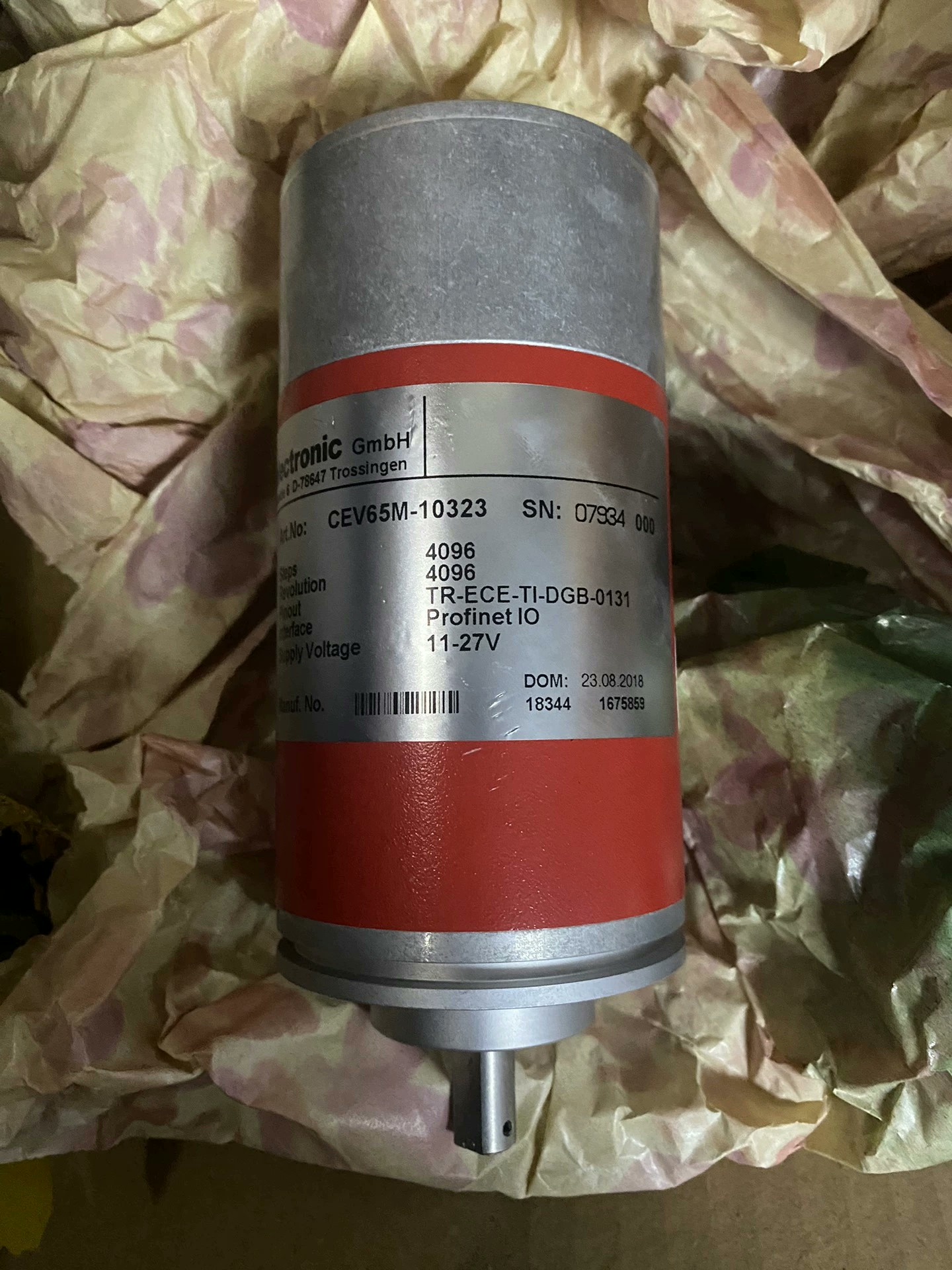 帝尔TR编码器CEV65M-10323～使用过一次～原装九新