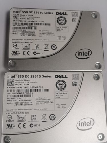 intel 英特尔 s3610系列 800g ssd 固态硬