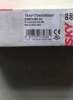 CM574-RS 1SAp170400R0001数量1个未开