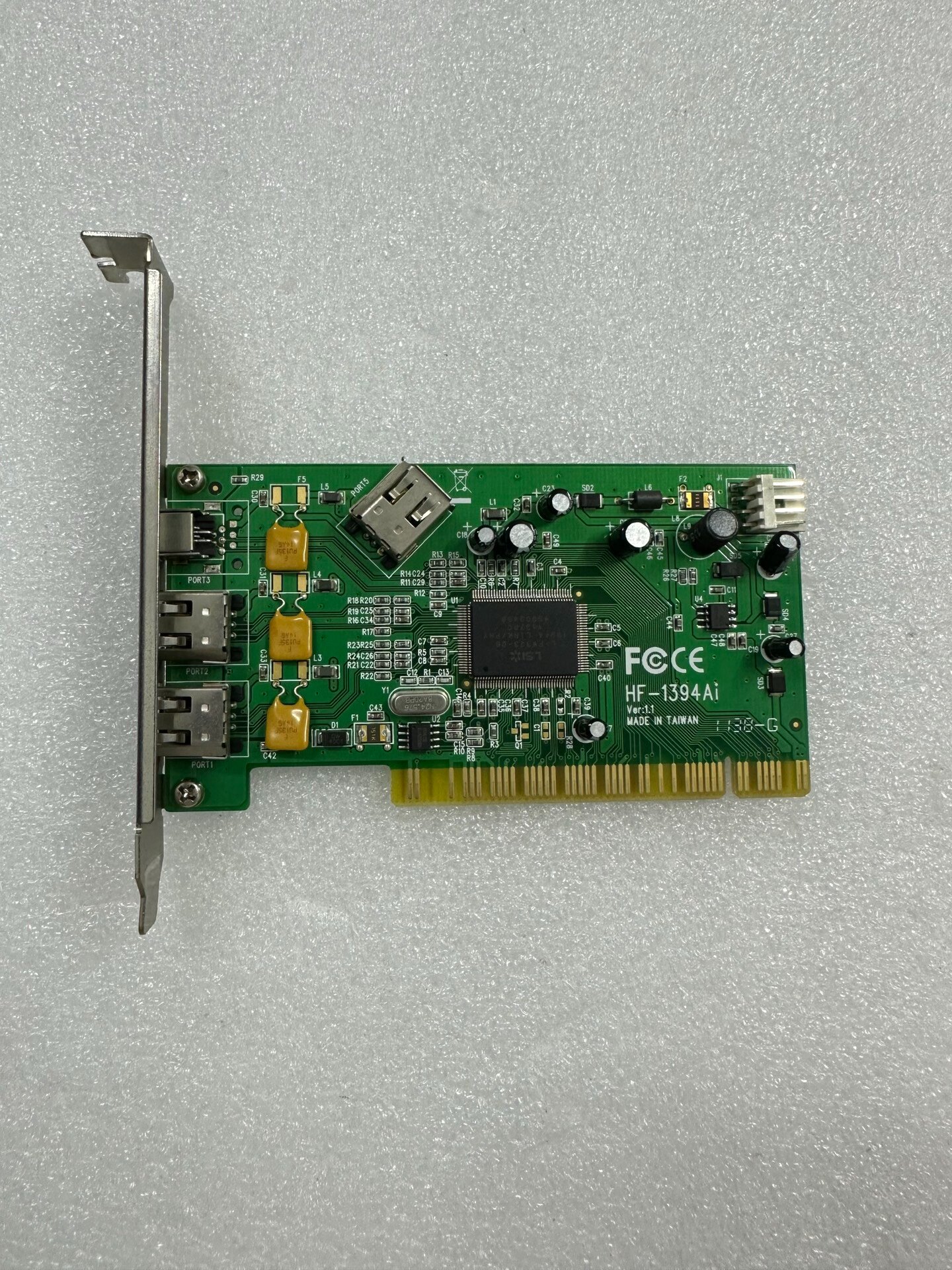 原装台湾HF-1394Ai Ver:1.1火线卡2口